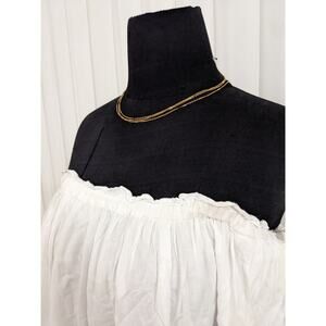 Vintage Costume Jewelry Extra Long Gold Tone Fancy Link Chain Necklace